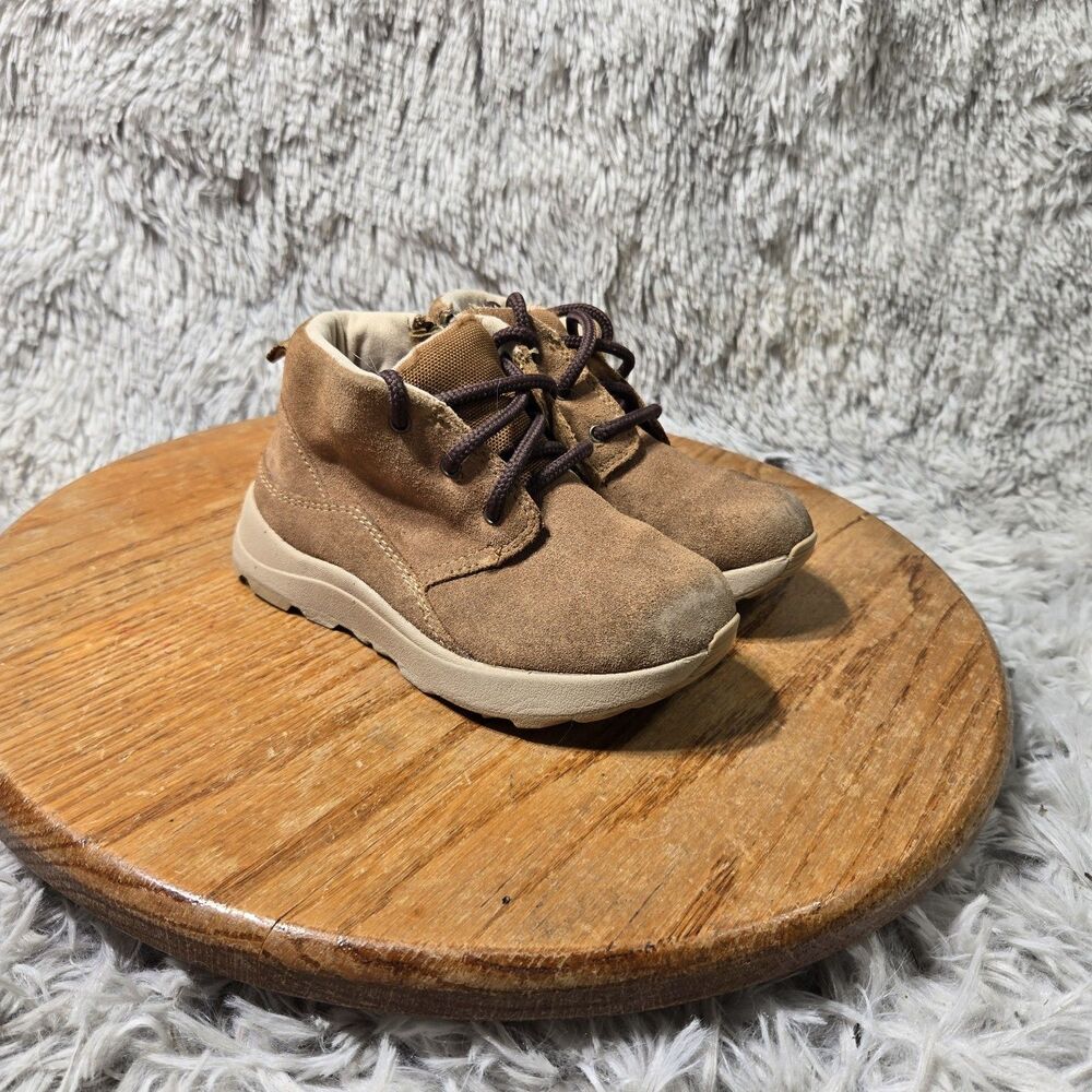 Ugg Canoe III Weather Lace Up Sneakers Kids Shoes Size 10 Brown Chestnut Suede